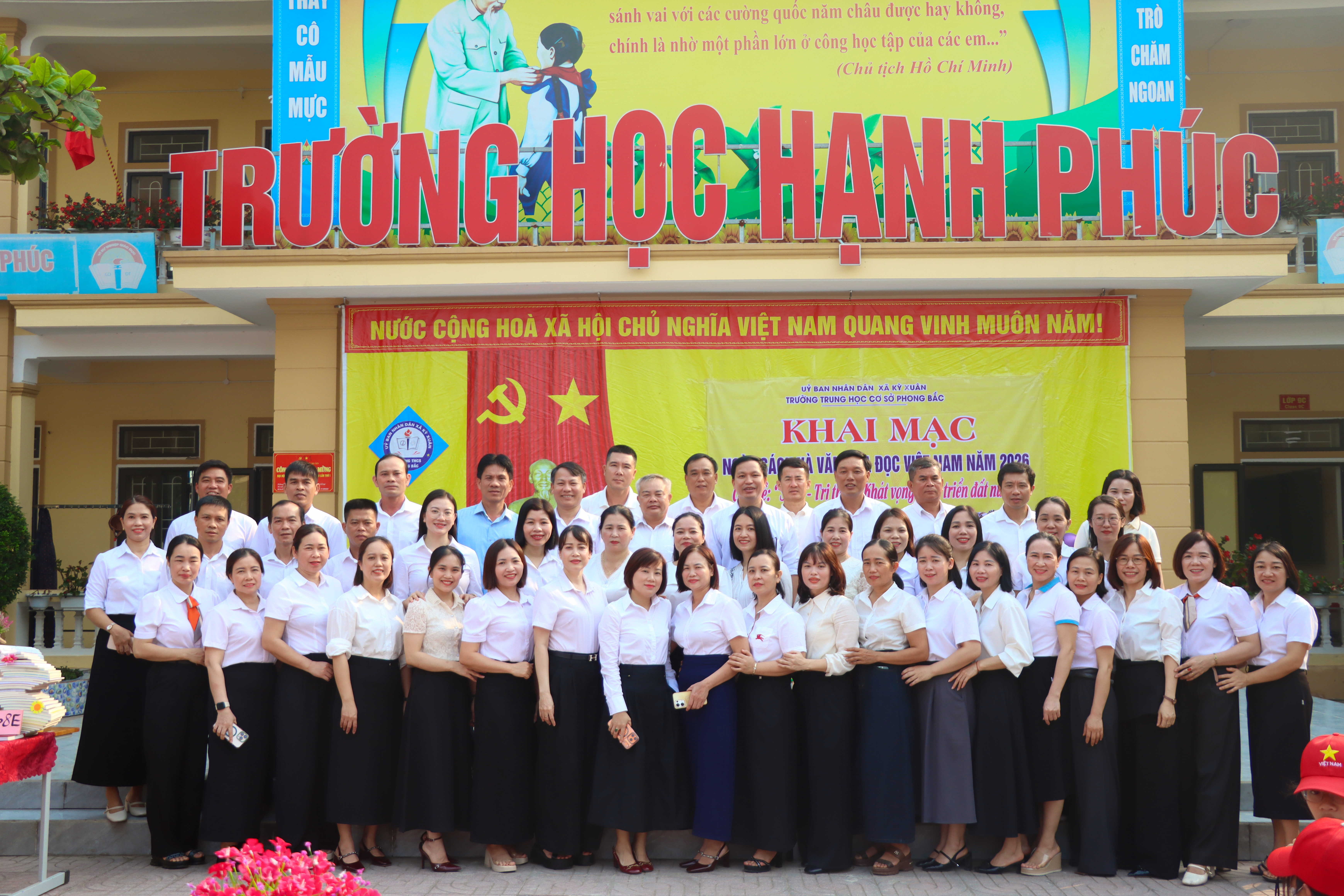 Lan tỏa văn hóa đọc tại ngày sách và văn hóa đọc Việt Nam năm 2026 ở trường THCS Phong Bắc   