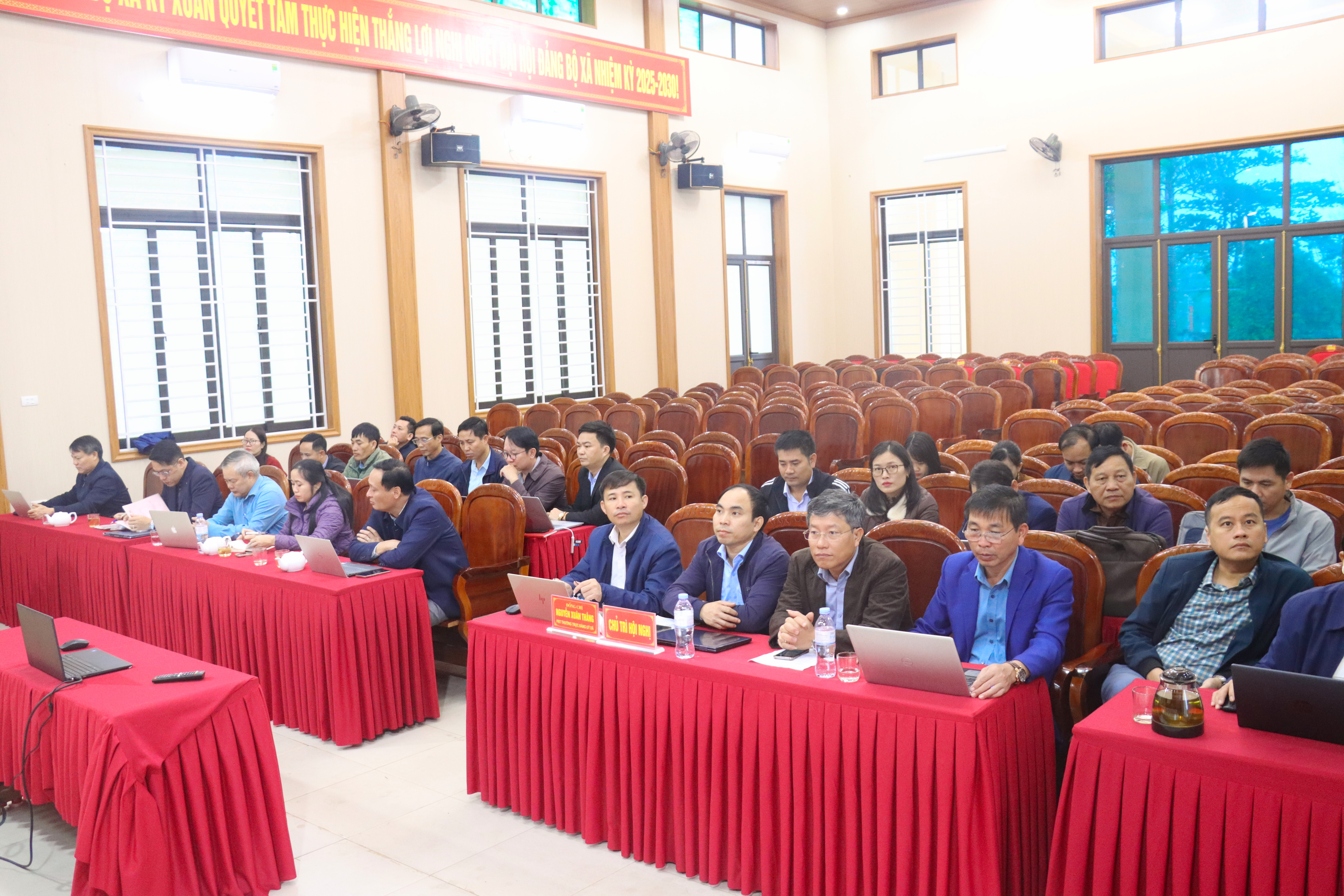 Xã Kỳ Xuân dự Hội nghị trực tuyến toàn quốc về tổng kết phòng chống tham nhũng, lãng phí, tiêu cực