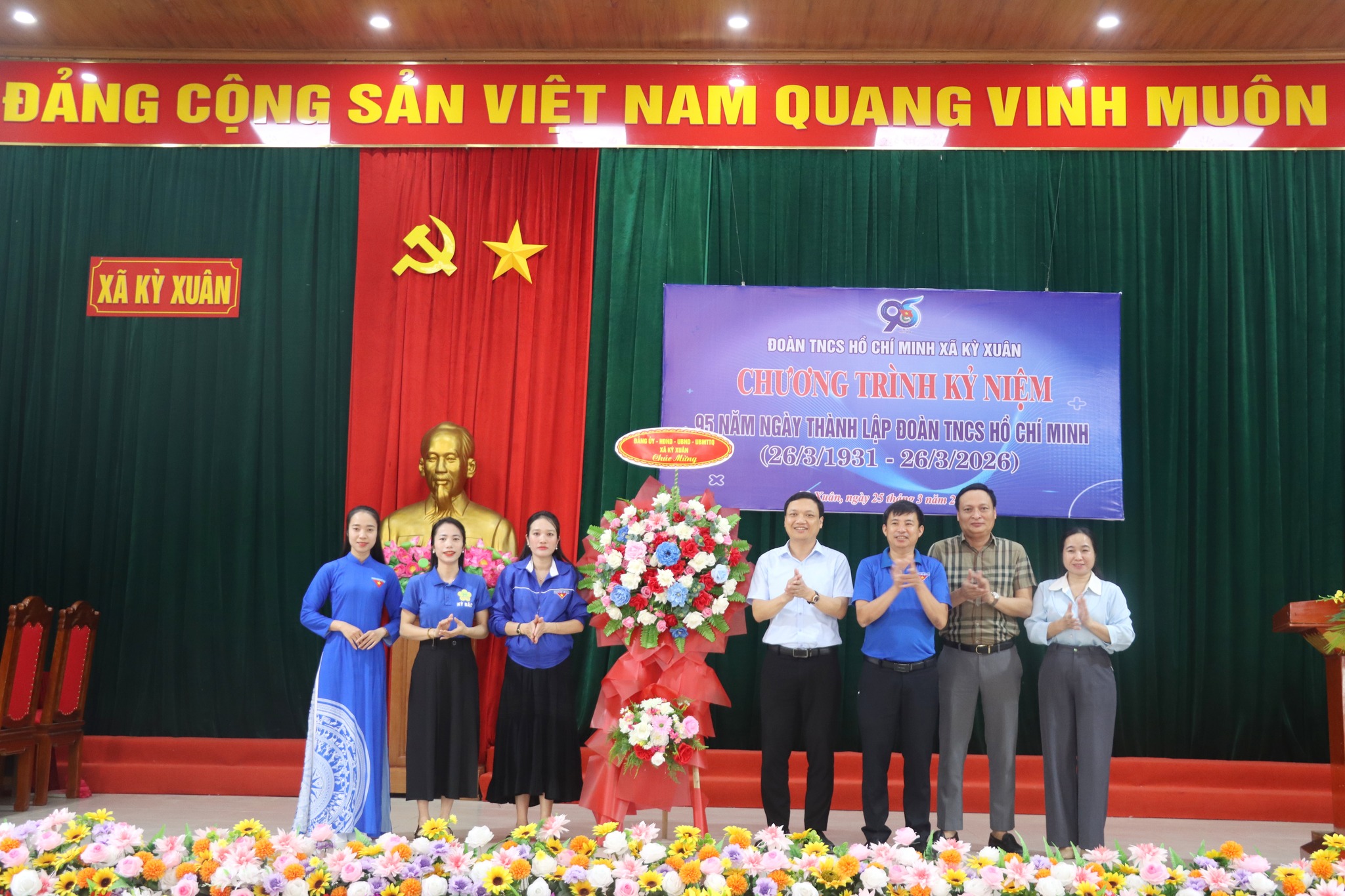 Kỳ Xuân tổ chức lễ kỷ niệm 95 năm ngày thành lập đoàn TNCS Hồ Chí Minh 