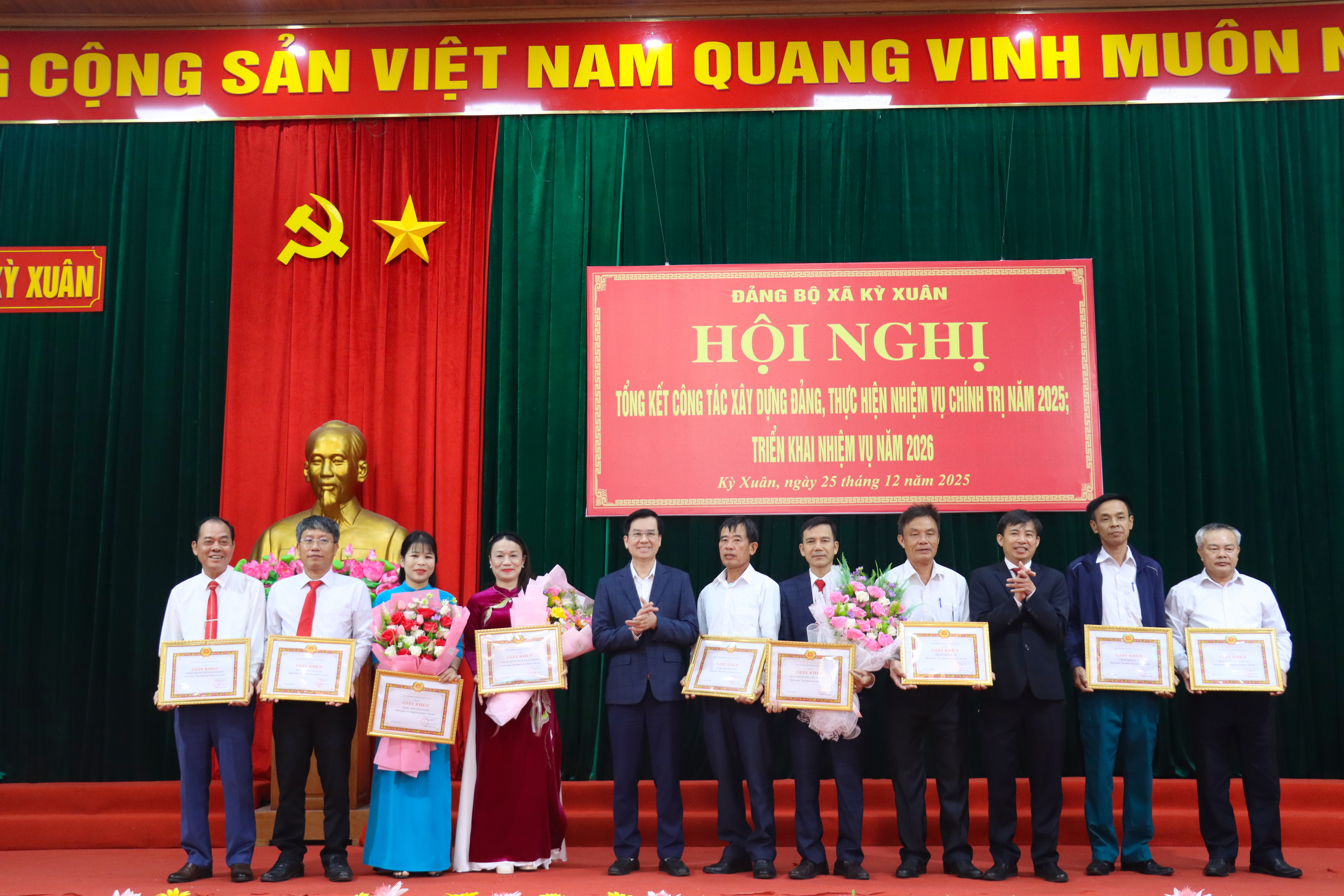 Kỳ Xuân tổng kết công tác xây dựng Đảng năm 2025
