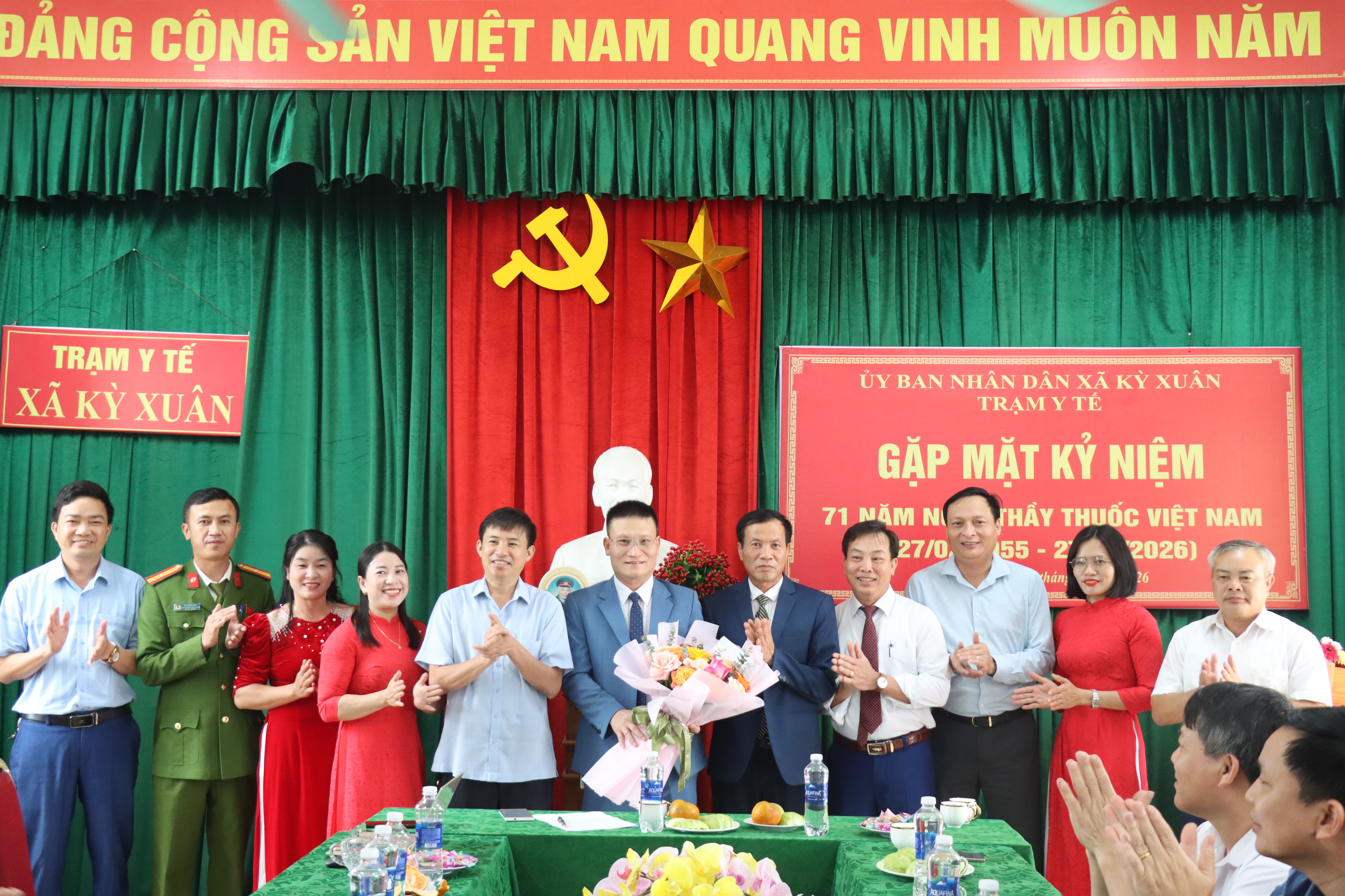 Trạm Y tế xã Kỳ Xuân gặp mặt kỷ niệm 71 năm ngày Thầy thuốc Việt Nam (27/2/1955 – 27/2/2026)