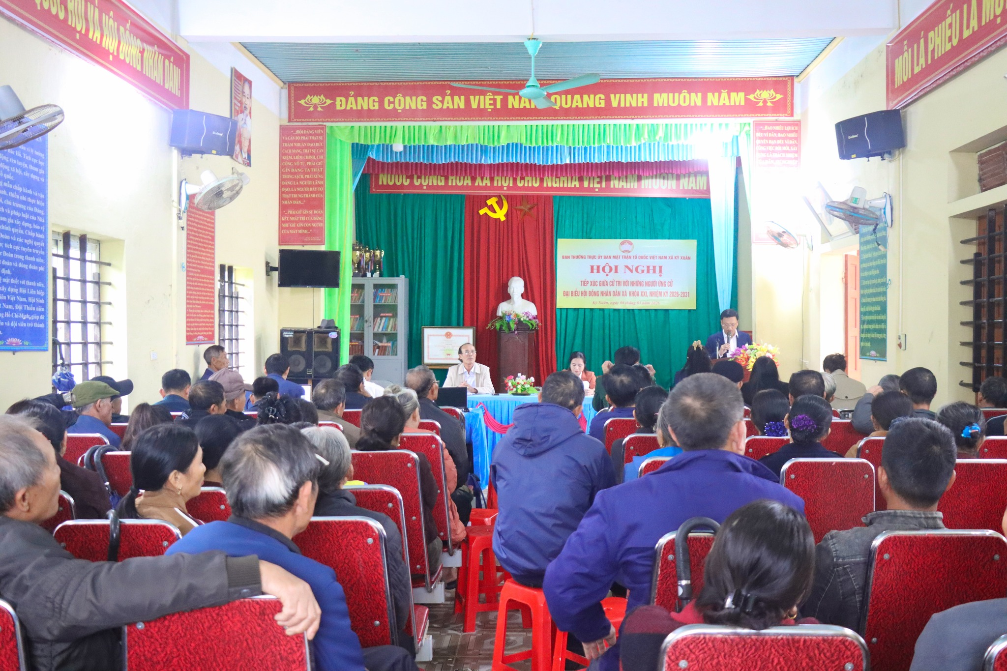 7 ứng cử viên đại biểu HĐND xã Kỳ Xuân TXBC tại đơn vị bầu cử số 04