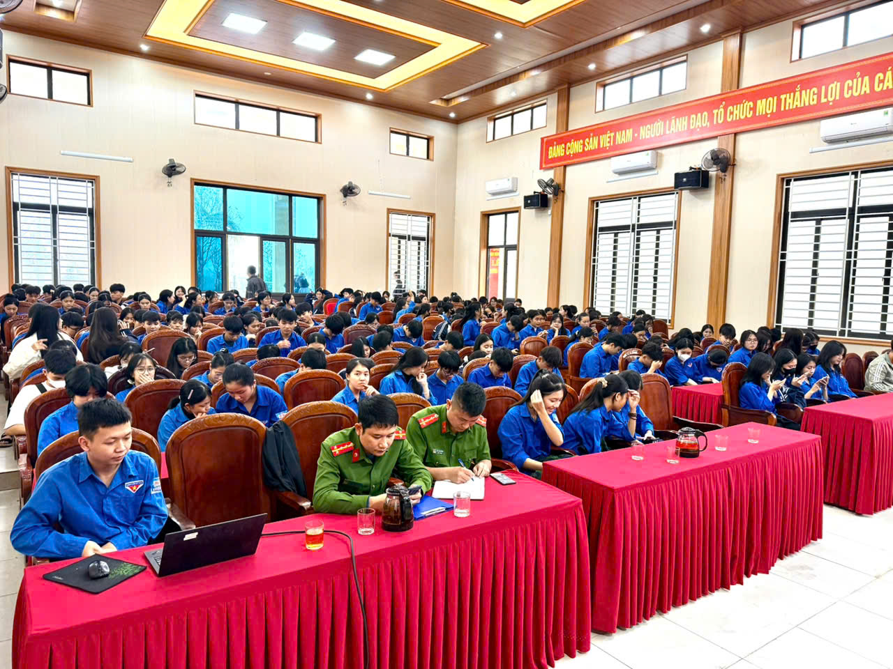 Công tác phối kết hợp tuyên truyền phổ biến giáo dục pháp luật, nâng cao ý thức thượng tôn pháp luật cho lực lượng Đoàn viên, Thanh niên xã Kỳ Xuân