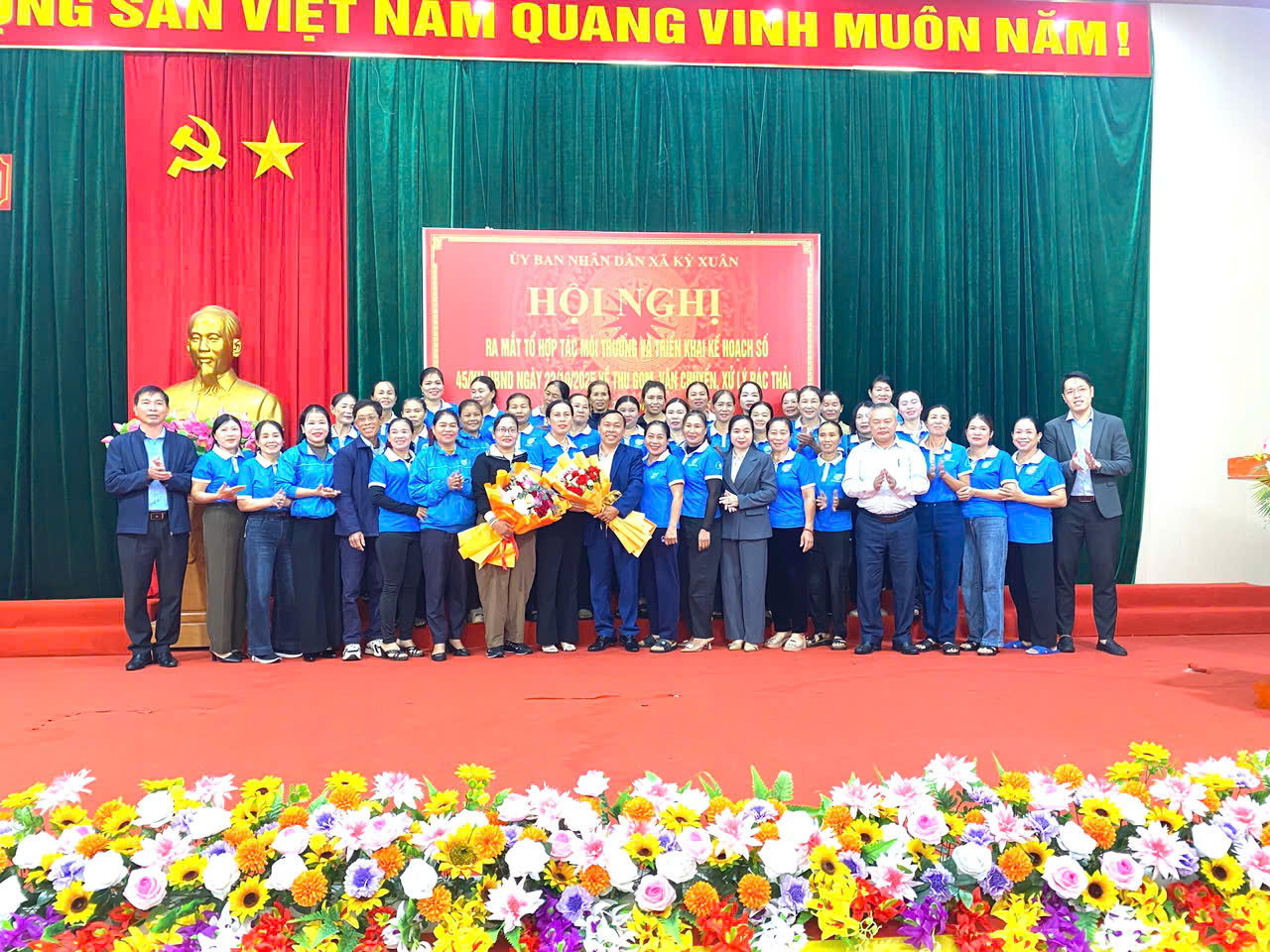 ỦY BAN NHÂN DÂN XÃ KỲ XUÂN RA MẮT TỔ HỢP TÁC MÔI TRƯỜNG