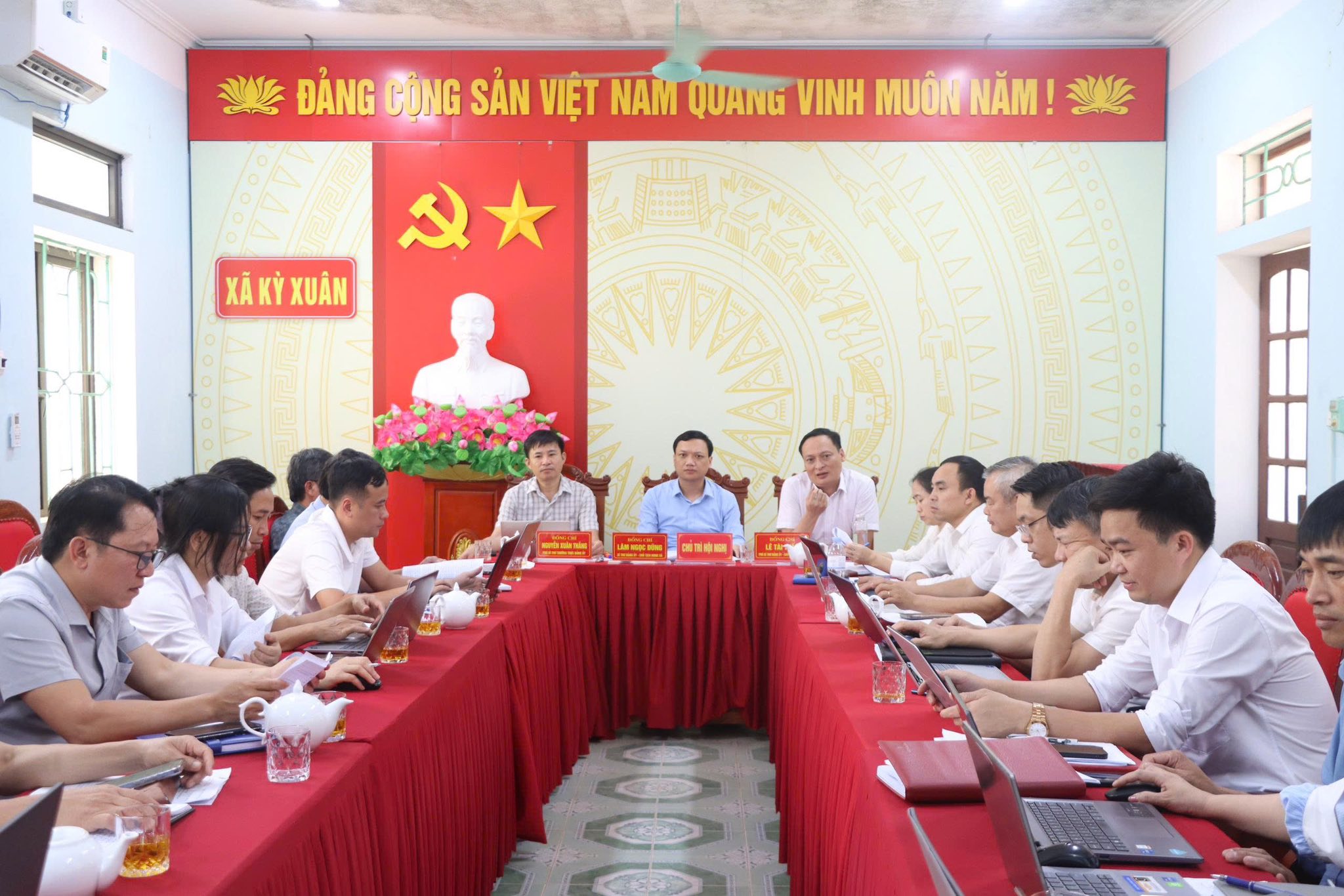 Đảng ủy xã Kỳ Xuân vừa tổ chức hội nghị Ban chấp hành Đảng bộ xã thường kỳ quý I, năm 2026