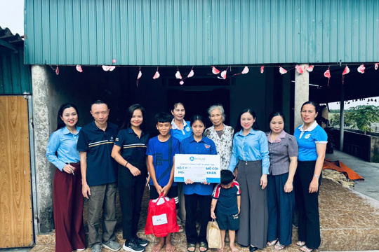 Lan tỏa yêu thương đến trẻ mồ côi có hoàn cảnh khó khăn tại Kỳ Xuân 