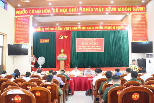 Xã Kỳ Xuân tổ chức Hội nghị giao nhiệm vụ diễn tập tác chiến xã trong khu vực phòng thủ năm 2026