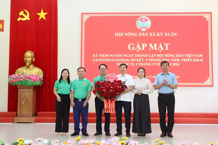 Hội nông dân xã Kỳ Xuân đạt nhiều kết quả nổi bật trong công tác Hội và phong trào nông dân 9 tháng đầu năm 2026
