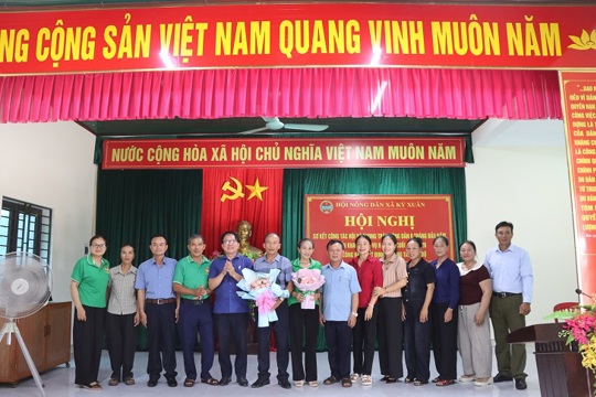 Hội Nông dân xã Kỳ Xuân sơ kết công tác Hội 6 tháng đầu năm 2026
