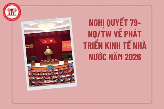 Nghị quyết 79-NQ/TW của Bộ Chính trị về phát triển kinh tế nhà nước