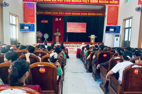 HND xã Kỳ Xuân hưởng ứng phong trào “nông dân sản xuất an toàn, hữu cơ vì sức khỏe cộng đồng”