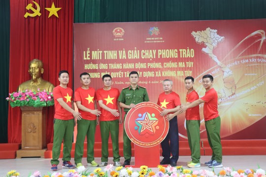 Xã Kỳ Xuân tổ chức ngày chạy hưởng ứng tháng hành động phòng, chống may túy năm 2026