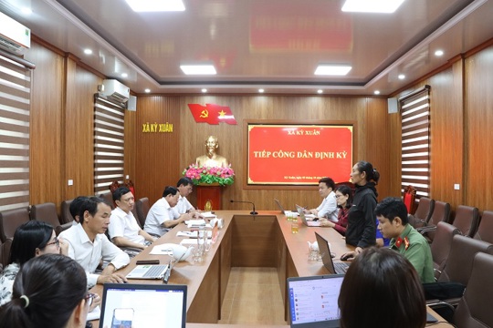 Kỳ Xuân tổ chức tiếp công dân định kỳ tháng 10/2026