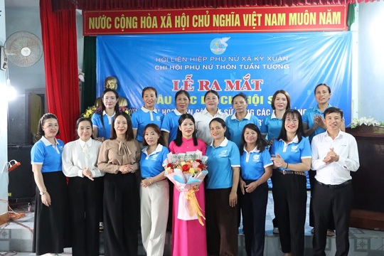 Kỳ Xuân ra mắt điểm “Chi hội số”, đưa chuyển đổi số đến gần hội viên phụ nữ