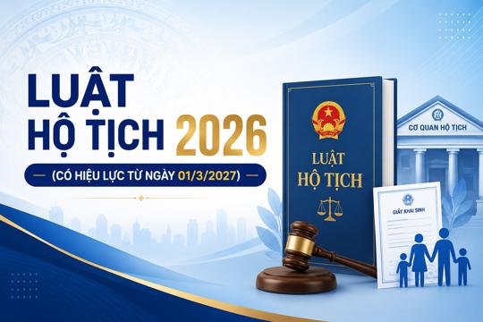 Những điểm mới của Luật Hộ tịch 2026