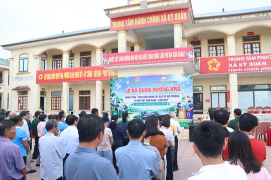 Lan tỏa hành động xanh từ Lễ phát động bảo vệ môi trường tại Kỳ Xuân